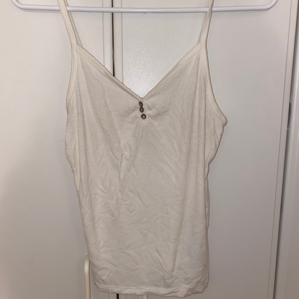 white spaghetti strap tank top (soft and sexy)